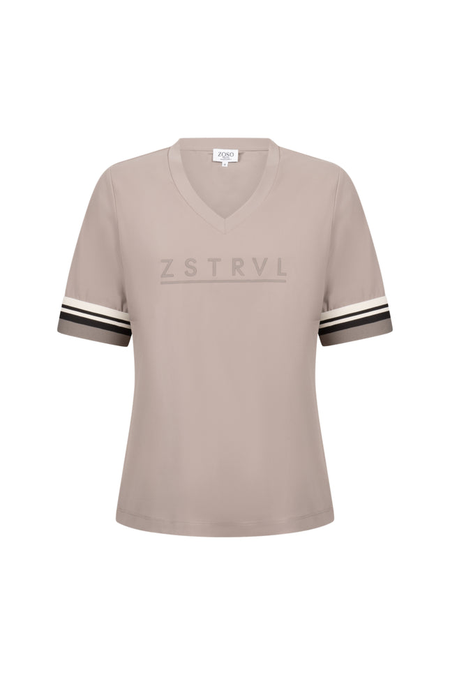 Travel T-Shirt Desiree Taupe 264