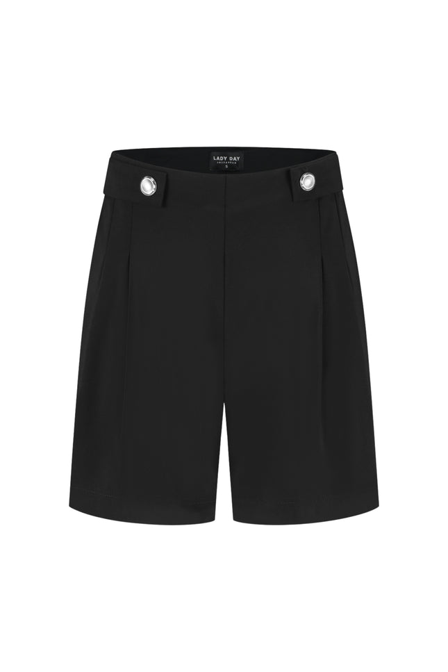 Lady Day Travel Short Nola Black L14-375-3310 Stretchshop.nl