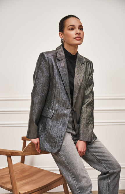 Blazer Crinkle Metallic Anthracite W25.09704