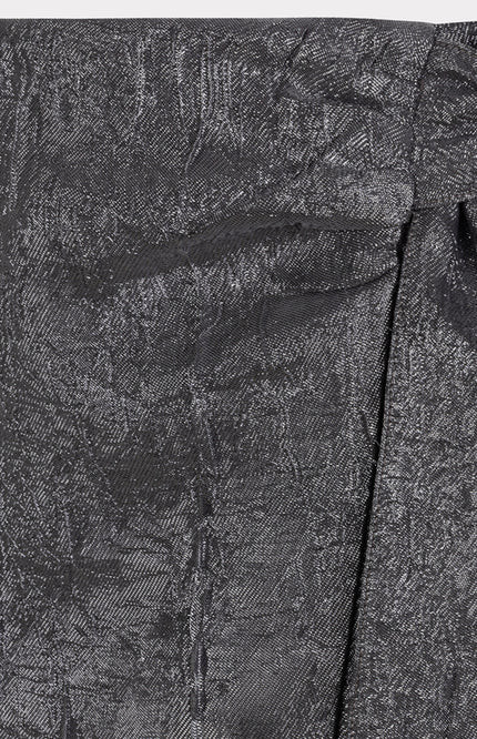 Rok Bow Crinkle Metallic Anthracite W25.09705