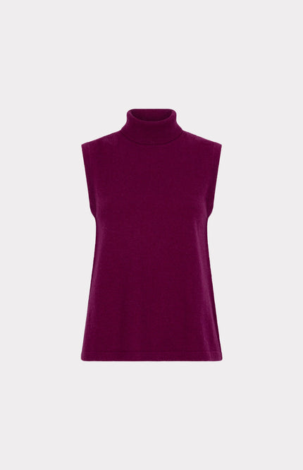 Sweater Wool Col Maroon W25.07704