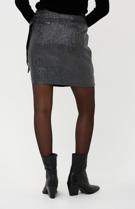 Rok Bow Crinkle Metallic Anthracite W25.09705