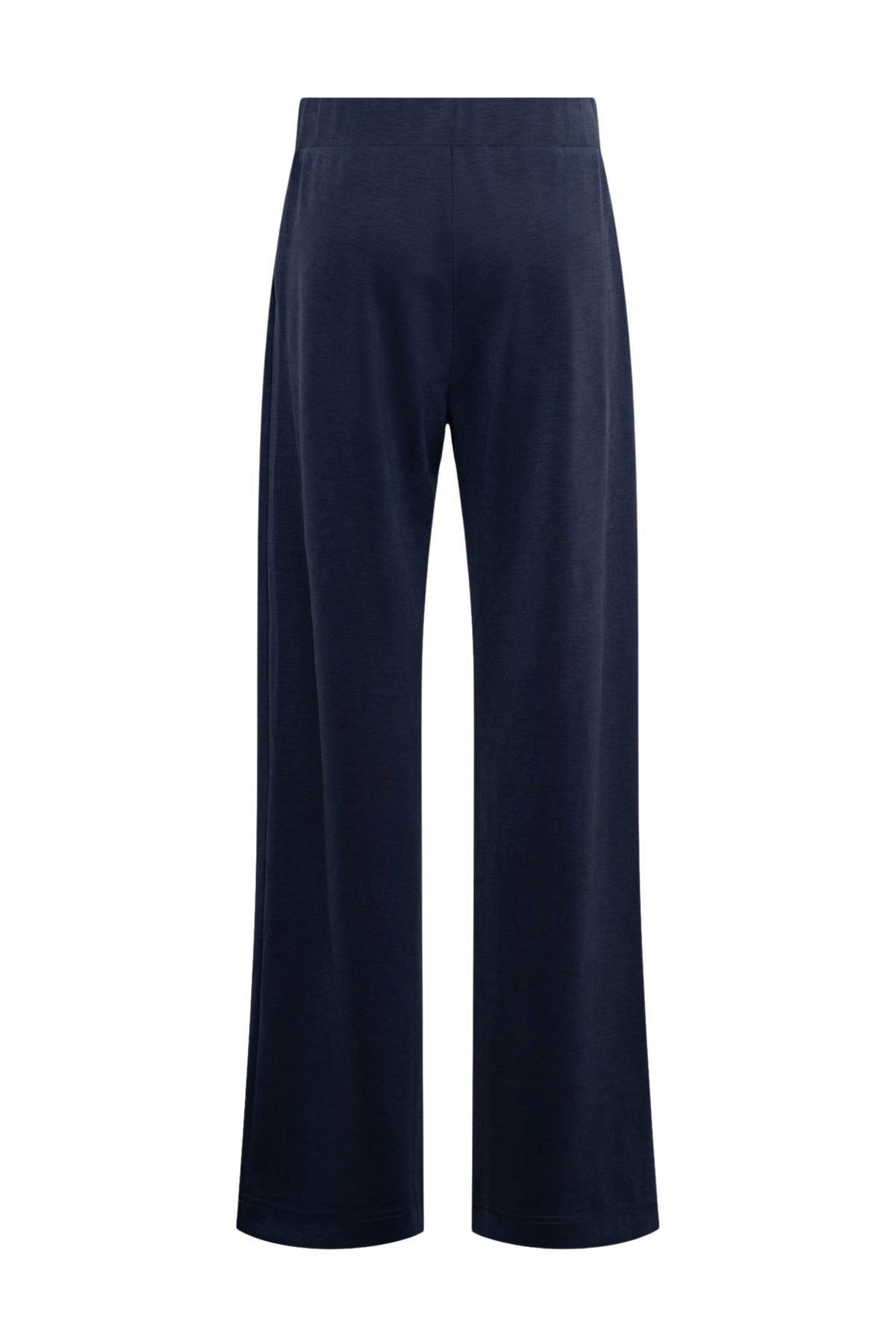 Donkerblauwe broek Dawn van &Co woman, getailleerd model met zakken, geschikt voor casual en stijlvolle outfits.