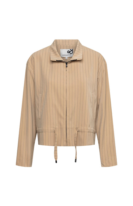 &Co woman Travel Jacket Paiva Stripe Sunset JA156 Stretchshop.nl