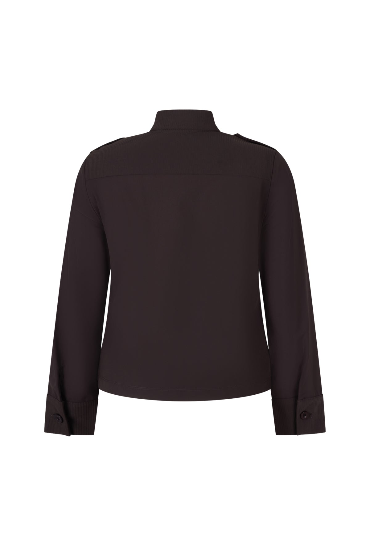 Zoso Travel Jacke Game Espresso, stijlvolle reisjas met ruime zakken, geschikt voor comfortabel reizen en buitenactiviteiten.