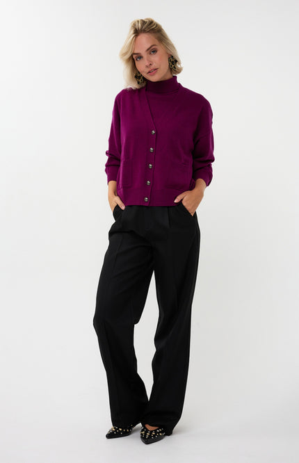 Vest Wool Maroon W25.07705