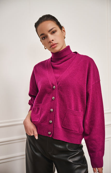 Vest Wool Maroon W25.07705