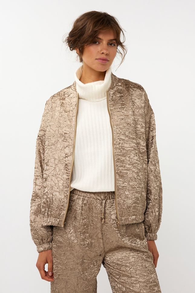 Jacket Bomber Crinkle Gold W25.10702