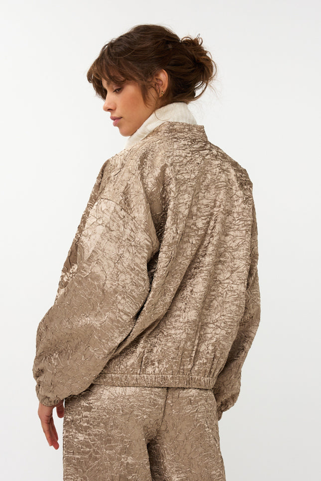 Jacket Bomber Crinkle Gold W25.10702