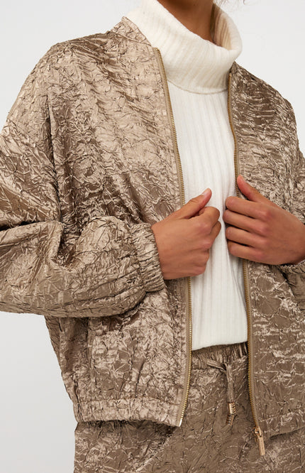 Jacket Bomber Crinkle Gold W25.10702