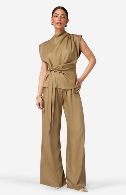 Ibana Broek Pavira Terra Beige Stretchshop.nl