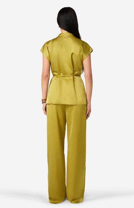 Ibana Blazer Teja Gold Green Stretchshop.nl