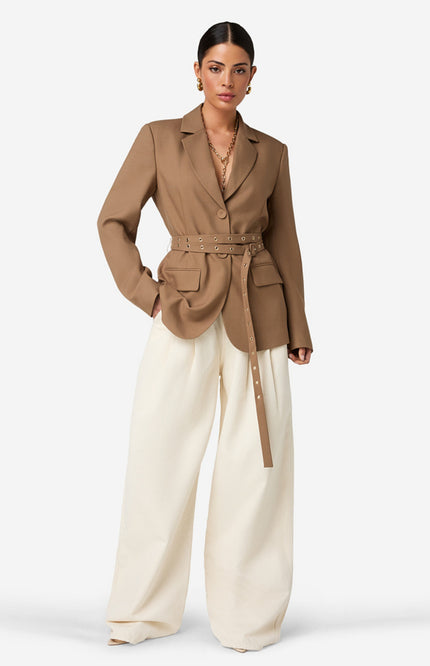 Ibana Blazer Janey Savannah Beige Stretchshop.nl