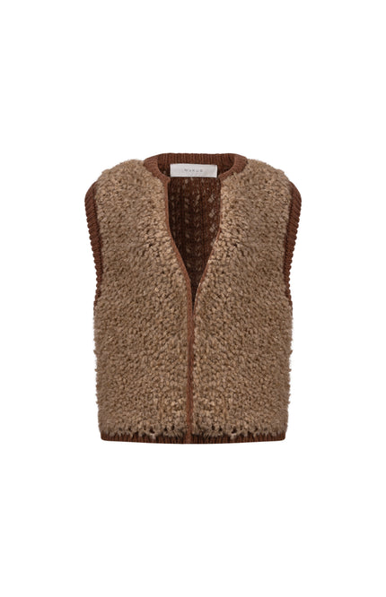 Gilet Lana Toffee Espresso NKF08031