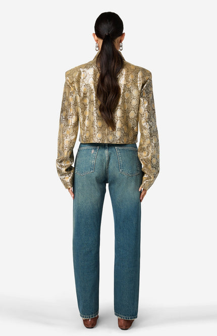 Ibana Jacket Jaylin Snake Serpent Metallic Stretchshop.nl