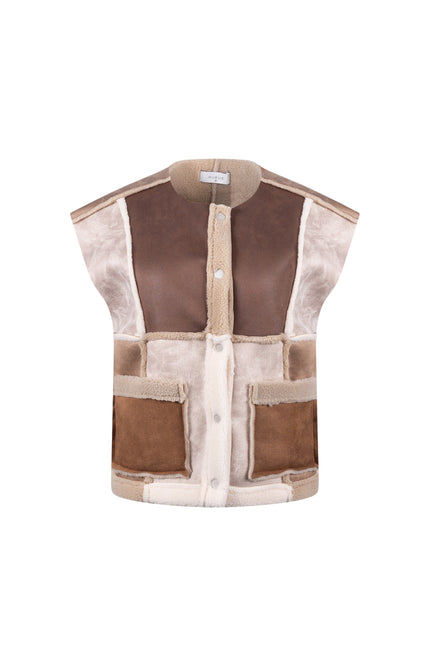 Gilet Helen Sand Toffee NKF08030