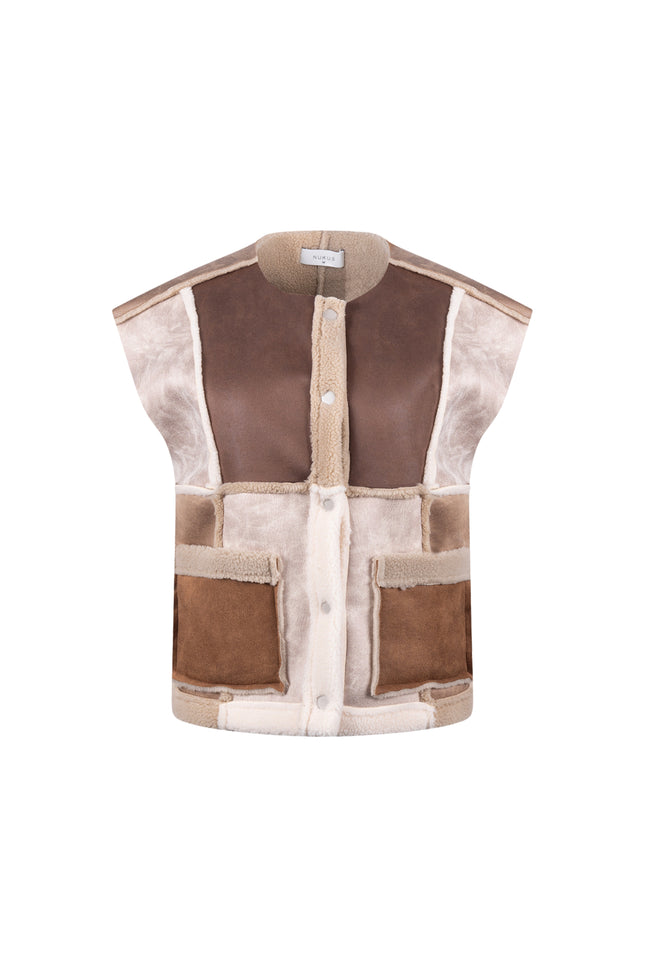 Gilet Helen Sand Toffee NKF08030