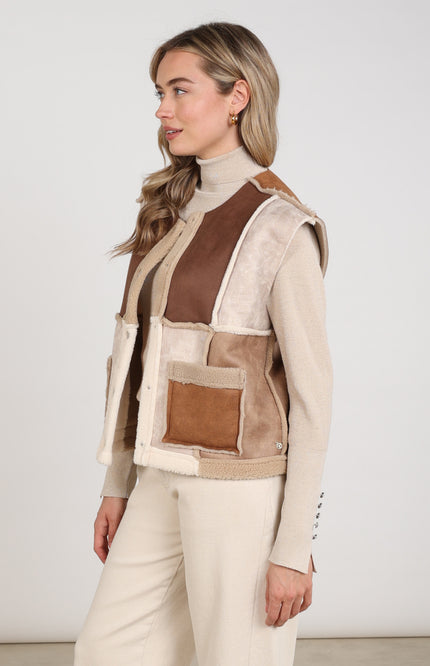 Gilet Helen Sand Toffee NKF08030