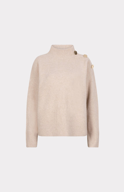 Sweater Buttons Sand W25.07722