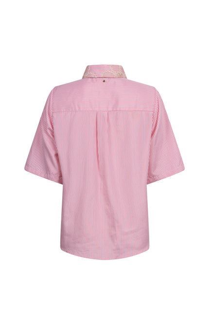Tramontana Blouse Embro Pink C51-20-301 Stretchshop.nl
