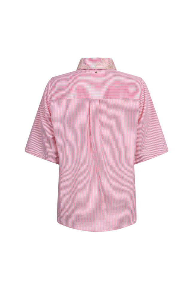 Tramontana Blouse Embro Pink C51-20-301 Stretchshop.nl