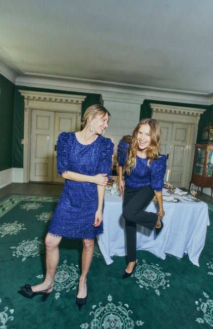 Blouse Fqmarlin Fringe Patriot Blue 207052