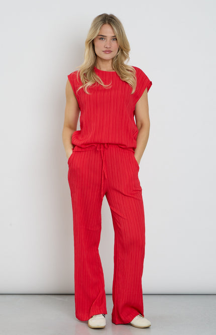 Freequent Broek Fqgrsvalse True Red 207686 Stretchshop.nl