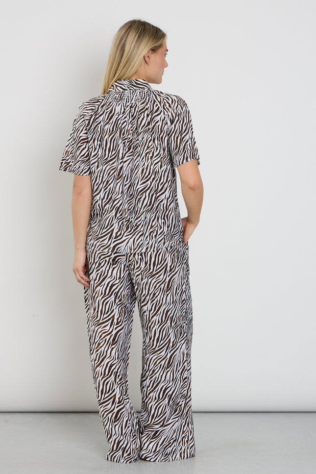 Freequent Broek Fqmele Brilliant White Coffee Bean 208115 Stretchshop.nl