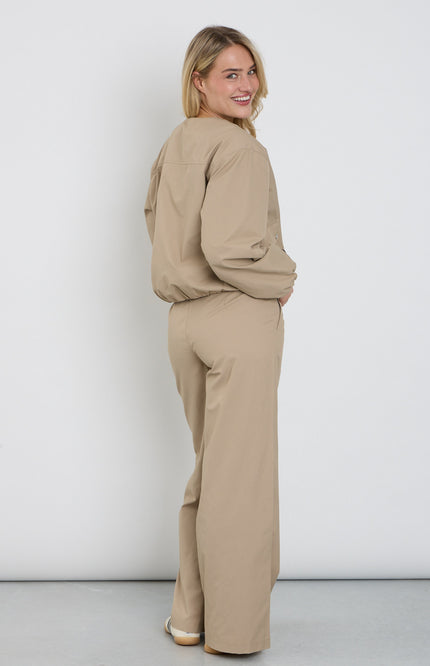Freequent Broek Fqcana Silver Mink 207408 Stretchshop.nl