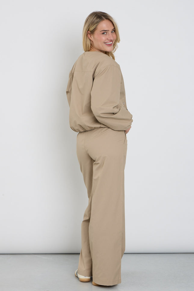 Freequent Broek Fqcana Silver Mink 207408 Stretchshop.nl