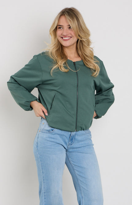 Freequent Jacket Fqnanni Dark Forest 207321 Stretchshop.nl