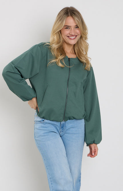 Freequent Jacket Fqnanni Dark Forest 207321 Stretchshop.nl