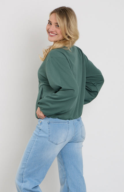 Freequent Jacket Fqnanni Dark Forest 207321 Stretchshop.nl