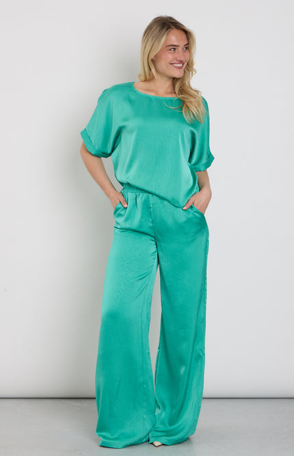 Ydence Broek Wendy Sea Green Tall Stretchshop.nl