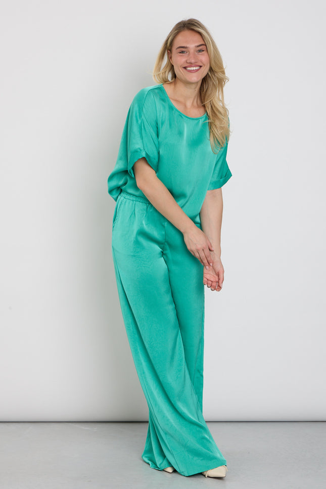Ydence Broek Wendy Sea Green Tall Stretchshop.nl