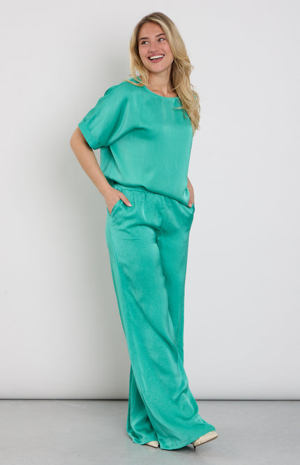 Ydence Broek Wendy Sea Green Tall Stretchshop.nl