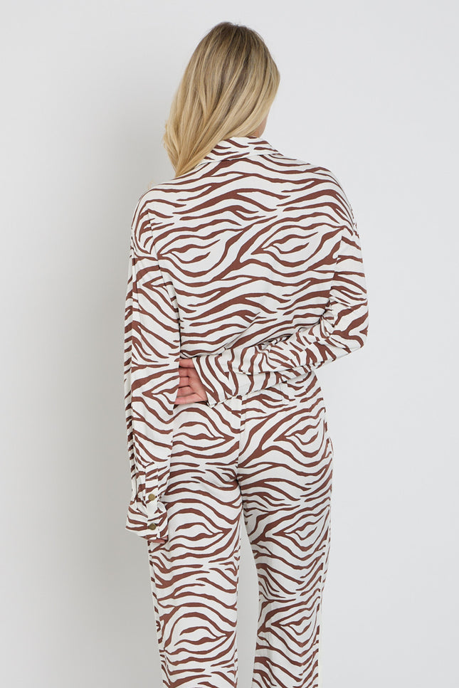 Ydence Blouse Nielie Zebra Stretchshop.nl