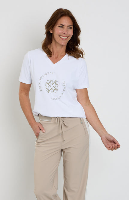 Zoso Travel T-Shirt Marisol Sage 262 Stretchshop.nl