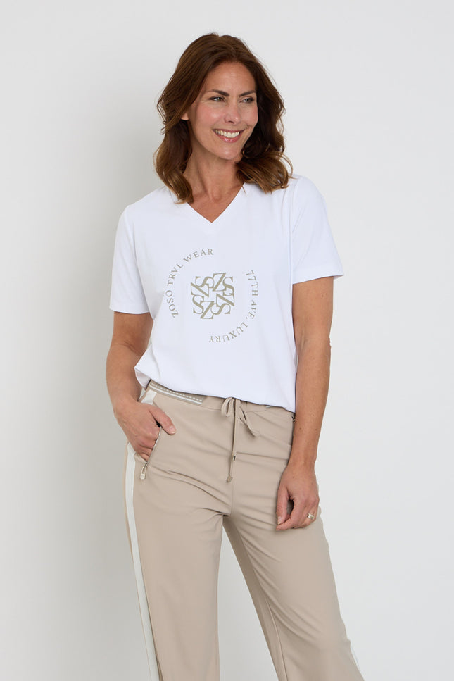 Zoso Travel T-Shirt Marisol Sage 262 Stretchshop.nl