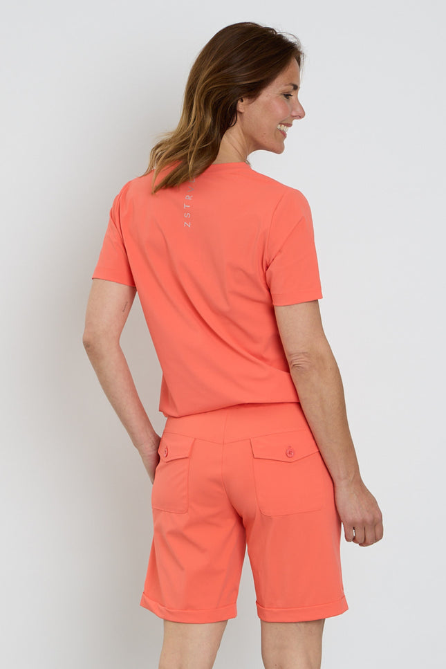 Zoso Travel T-Shirt Dana Coral 262 Stretchshop.nl