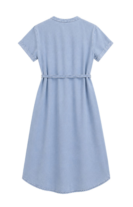 Elvira Casuals Jurk Rosan Ice Blue Stretchshop.nl