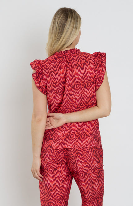 Elvira Casuals Top Luka Pink Summer Stretchshop.nl
