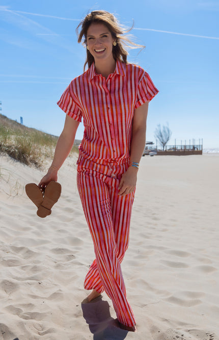 Broek Roos Summer Stripes