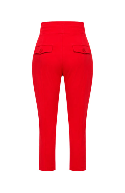 Travel Broek Capri Red 202820