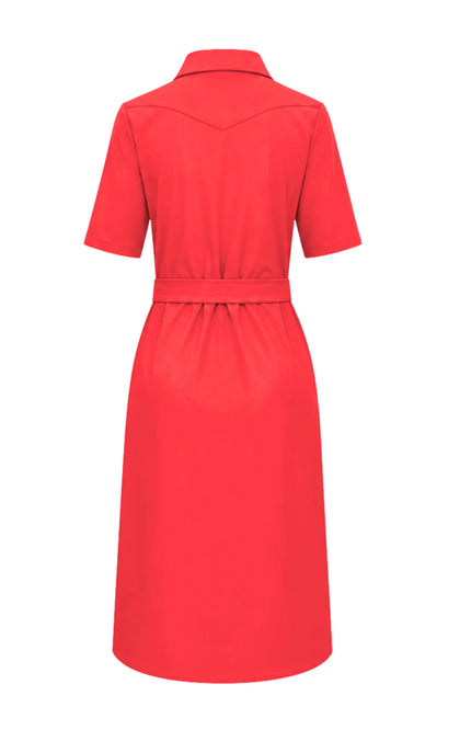 Travel Jurk Red 202807