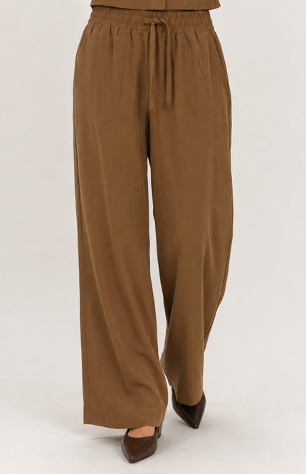 Broek Wide Leg Camel 926171