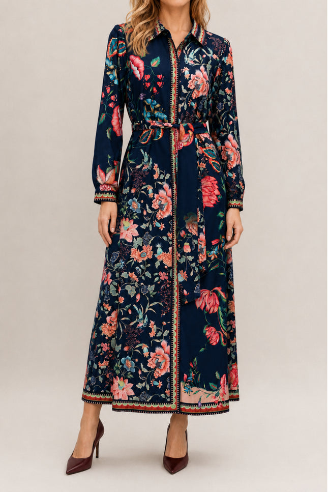 Jurk Maxi Met Bloemenprint D603-P178