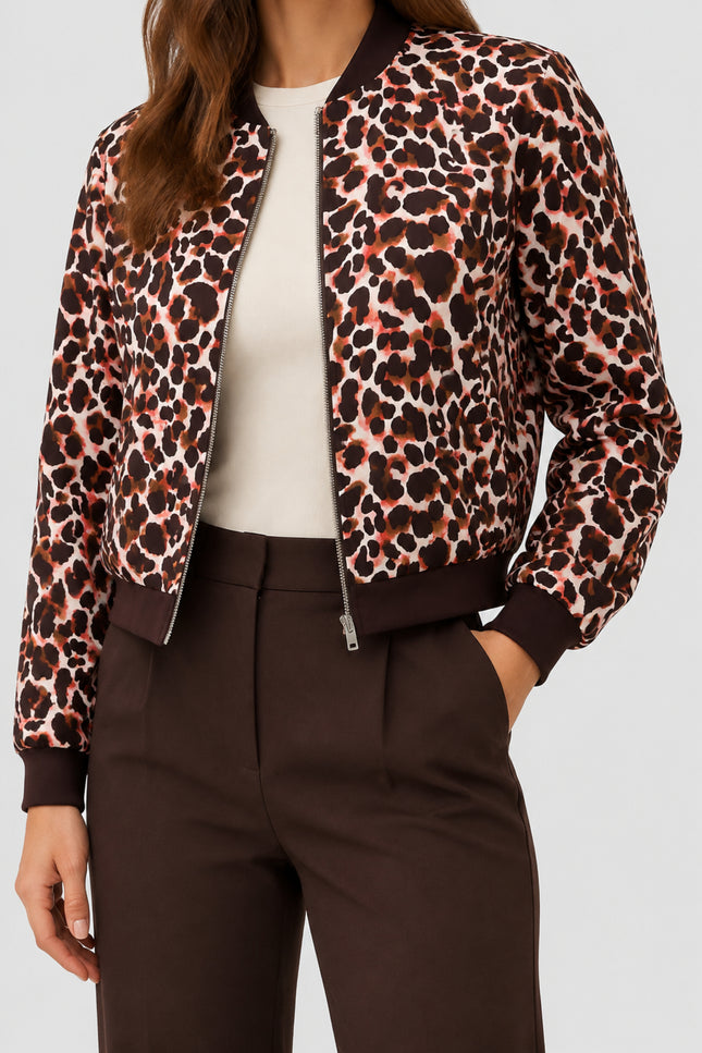 Travel Jacket Jossy Leopard
