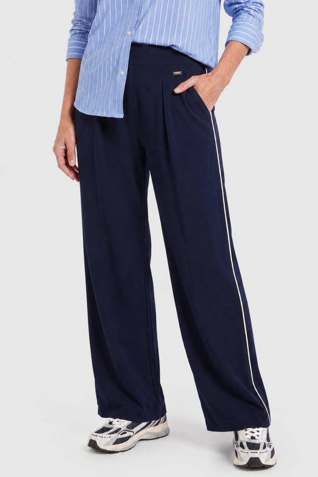 Travel Broek Rida Navy Offwhite
