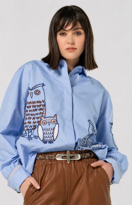 Blouse Broderie Multi Color 4613-29